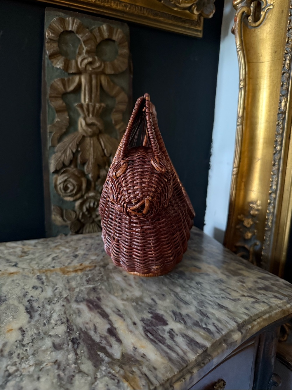 Woven Rabbit Basket - Picture 2 of 5